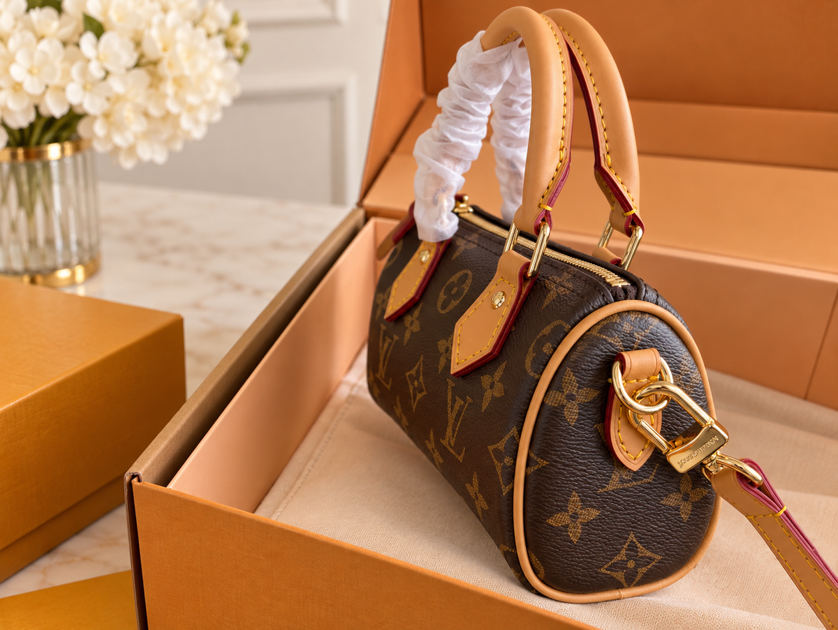Louis Vuitton nano Speedy monogramme