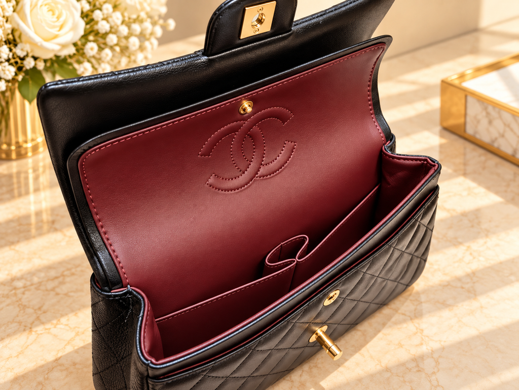 CHANEL Timeless Classique 11.12 – Cuir Caviar Noir & Silver