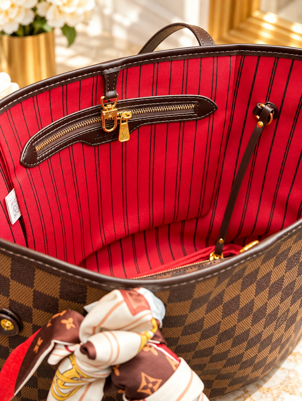 Louis Vuitton Neverfull MM Damier Ébène