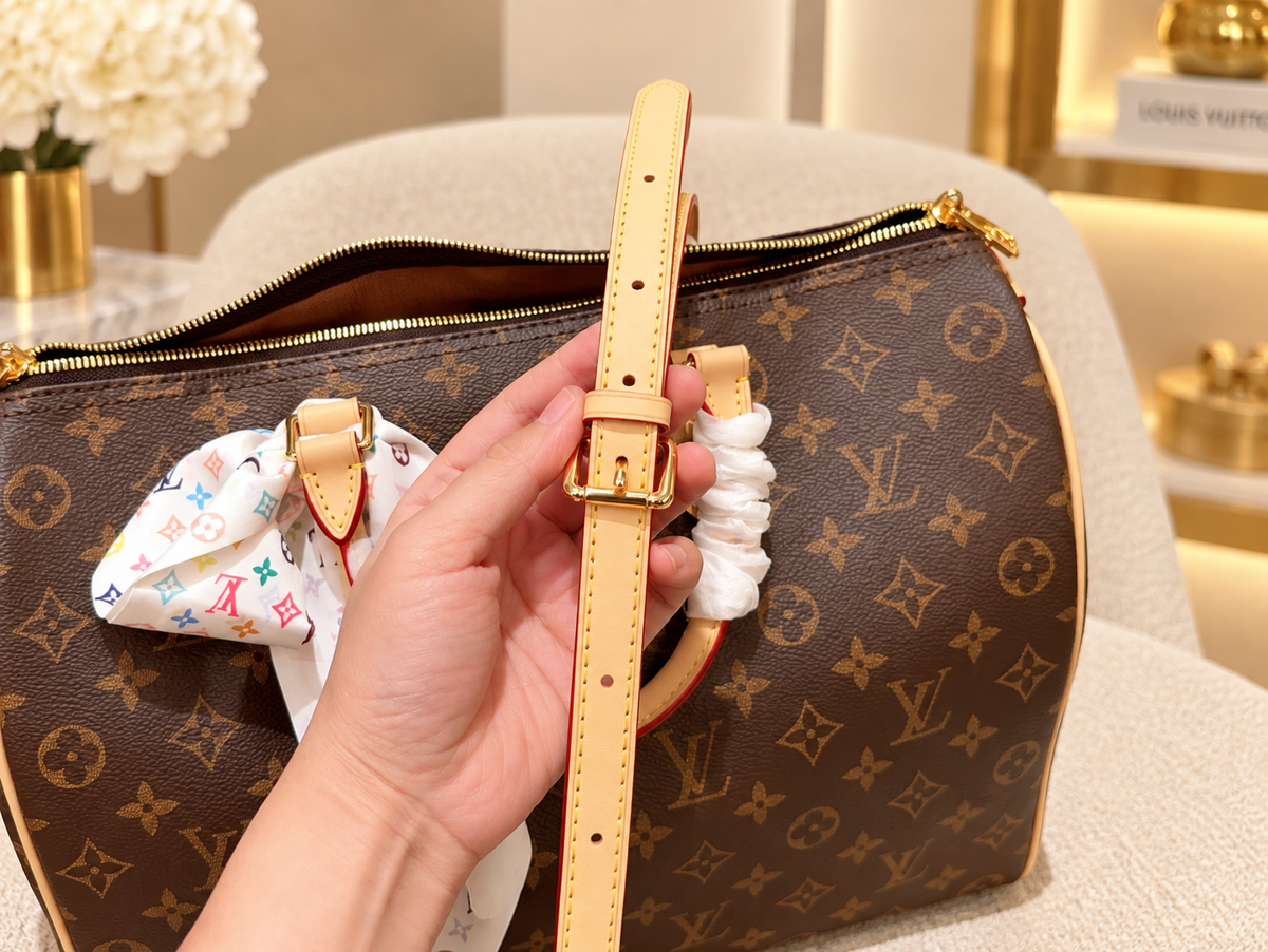 Louis Vuitton Speedy 30cm monogramme bandoulière réglable