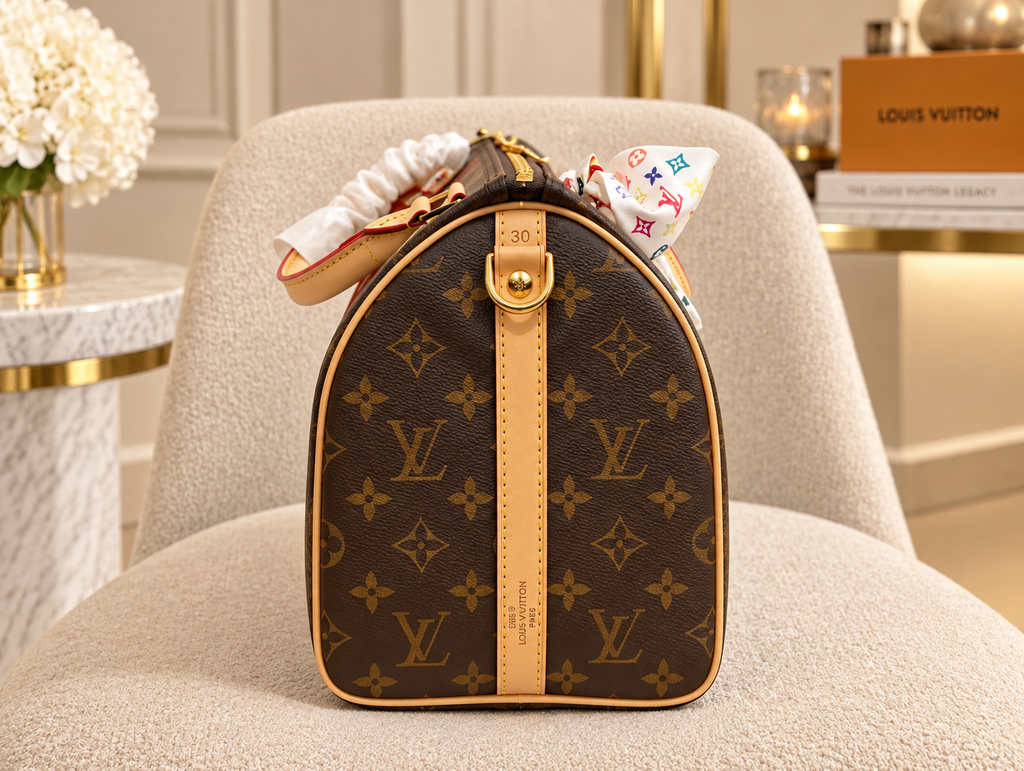 Louis Vuitton Speedy 30cm monogramme bandoulière réglable