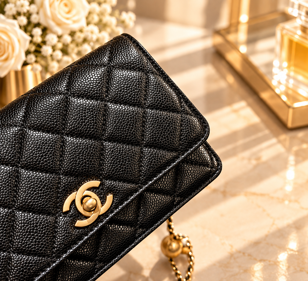 CHANEL Wallet on Chain (WOC) – Cuir Caviar Noir & Gold