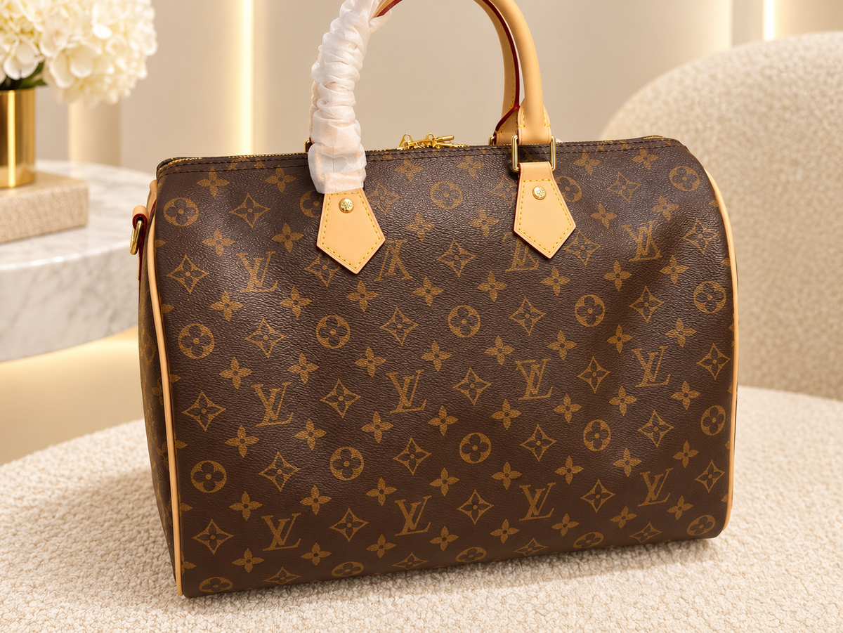 Louis Vuitton Speedy 35 cm monogramme bandoulière réglable