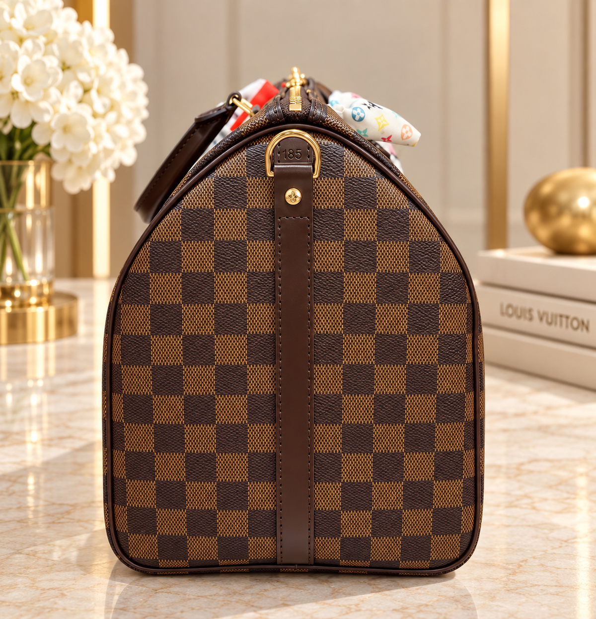 Louis Vuitton Speedy 35 damier bandoulière réglable