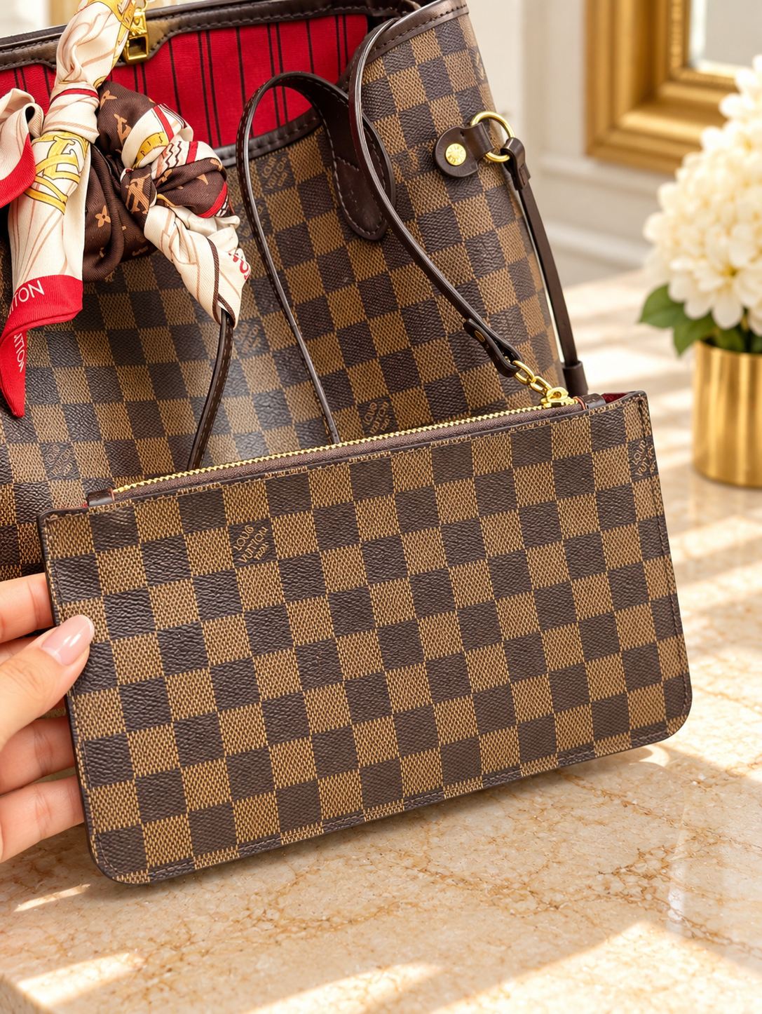 Louis Vuitton Neverfull MM Damier Ébène