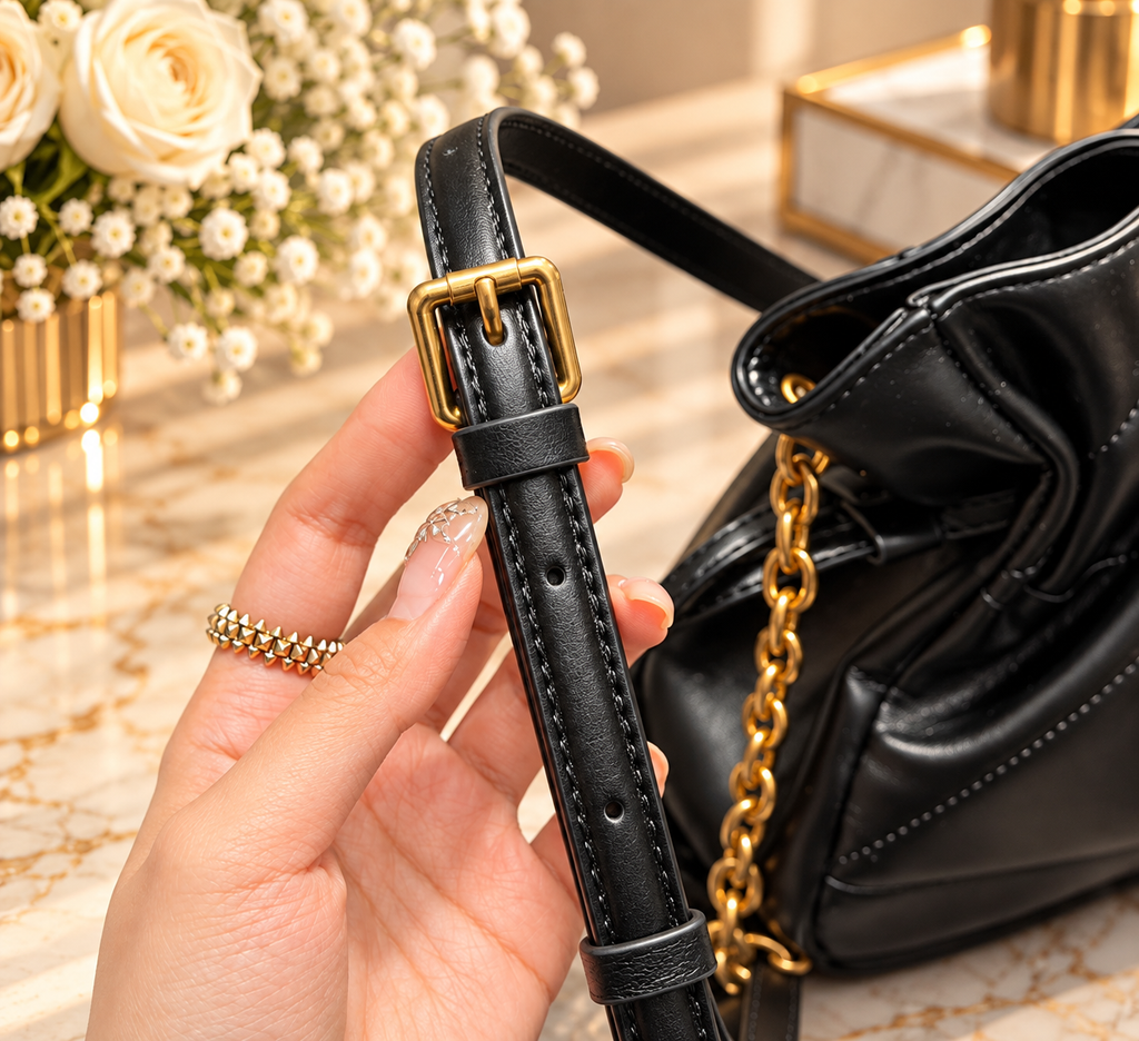 SAINT LAURENT Jamie Shopping – Noir