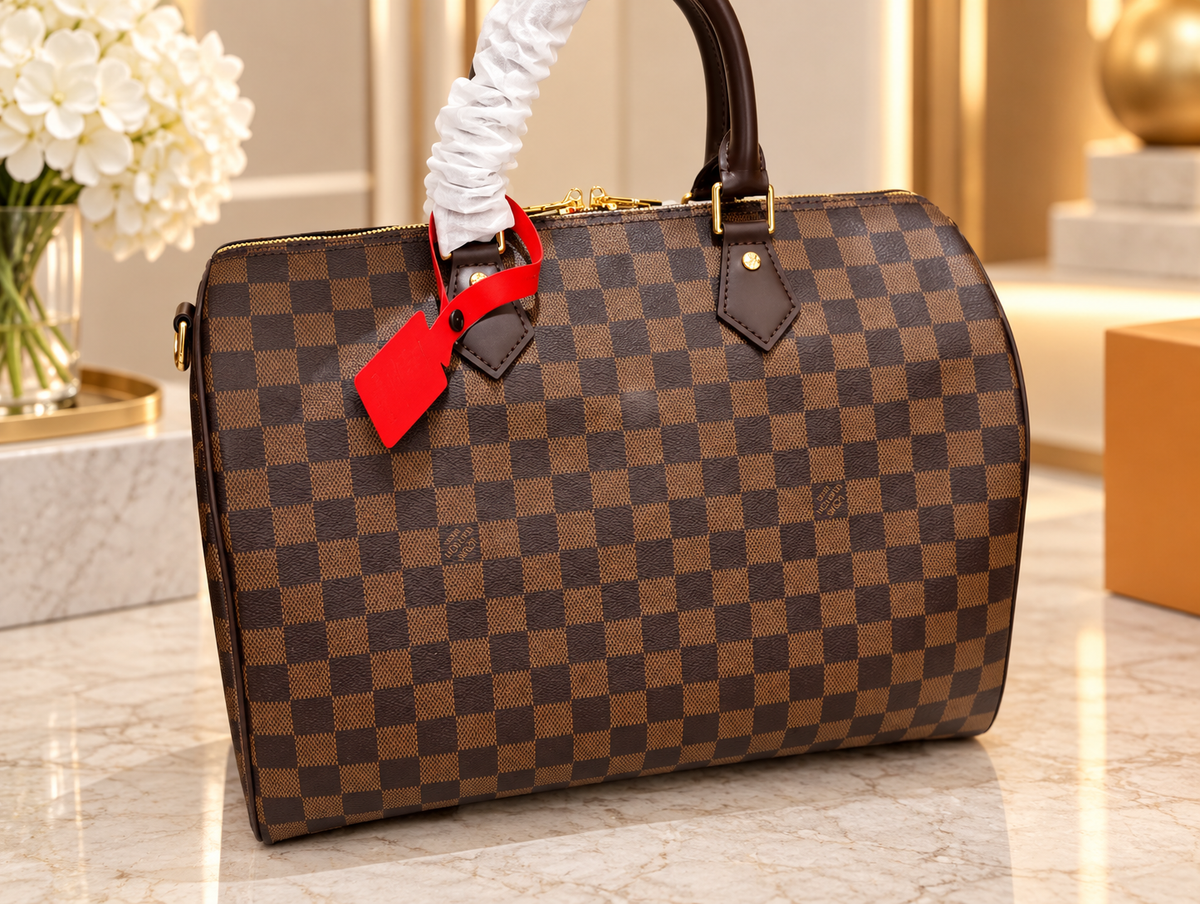 Louis Vuitton Speedy 35 damier bandoulière réglable