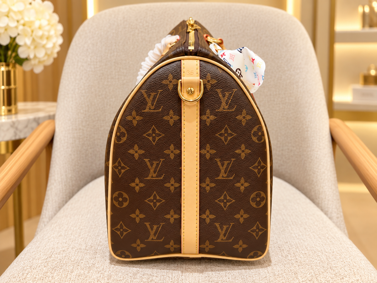 Louis Vuitton Speedy 35 cm monogramme bandoulière réglable